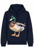 Hoodie wilde eend / French navy